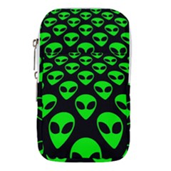 We Are Watching You! Aliens Pattern, Ufo, Faces Waist Pouch (large) by Casemiro