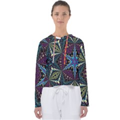 Ornate Star Women s Slouchy Sweat by Dazzleway