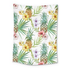 Tropical Pineapples Medium Tapestry by goljakoff