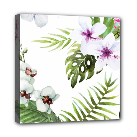 Flowers Mini Canvas 8  X 8  (stretched) by goljakoff