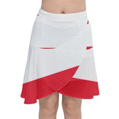 Flag Of Austria Chiffon Wrap Front Skirt by FlagGallery