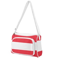 Flag Of Austria Front Pocket Crossbody Bag by FlagGallery