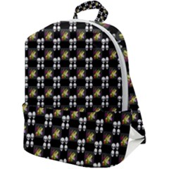 Shiny Skull Zip Up Backpack by Sparkle