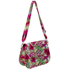 Rose Blossom Saddle Handbag by goljakoff