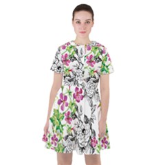 Flowers Sailor Dress