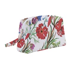 Summer Flowers Wristlet Pouch Bag (medium) by goljakoff