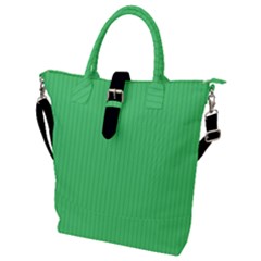 Algae Green & Black -  Buckle Top Tote Bag by FashionLane