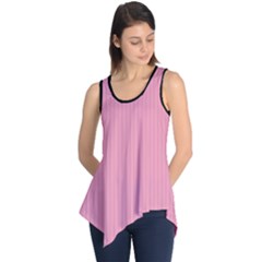 Amaranth Pink & Black - Sleeveless Tunic