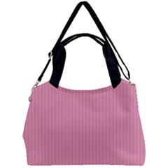 Amaranth Pink & Black - Double Compartment Shoulder Bag