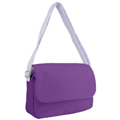 Eminence Purple & White - Courier Bag by FashionLane