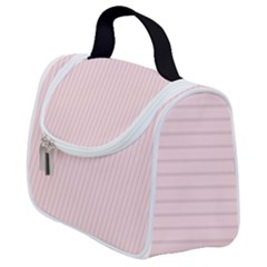 Soft Bubblegum Pink & Black - Satchel Handbag by FashionLane