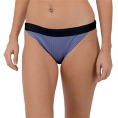 Lavender Violet & Black - Band Bikini Bottom by FashionLane