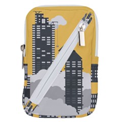 Minimal Skyscrapers Belt Pouch Bag (large) by Alisyart