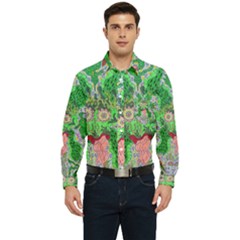 Supersonicfrog Men s Long Sleeve Pocket Shirt  by chellerayartisans
