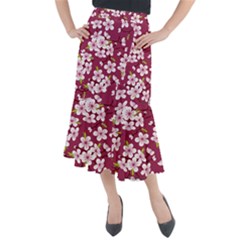 Sakura Midi Mermaid Skirt by goljakoff