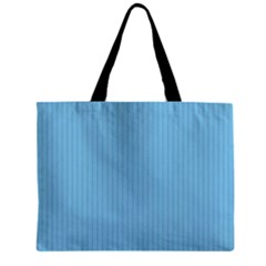 Baby Blue - Zipper Mini Tote Bag by FashionLane