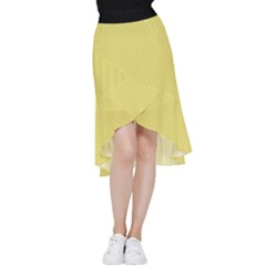 Harvest Gold - Frill Hi Low Chiffon Skirt by FashionLane