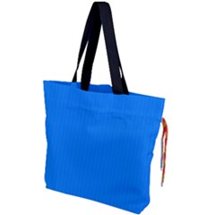 Azure Blue - Drawstring Tote Bag by FashionLane