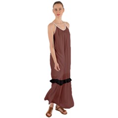 Bole Brown - Cami Maxi Ruffle Chiffon Dress by FashionLane