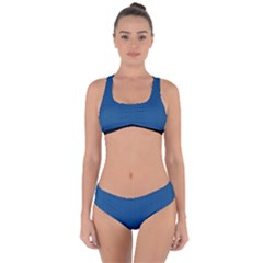 Classic Blue - Criss Cross Bikini Set by FashionLane