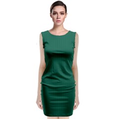 Christmas Green - Sleeveless Velvet Midi Dress by FashionLane