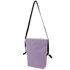 Wisteria Purple - Folding Shoulder Bag by FashionLane