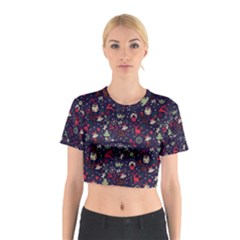 Chritmas 2 Cotton Crop Top by designsbymallika