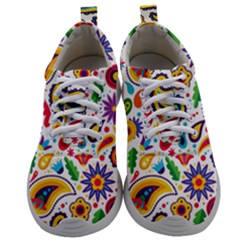 Baatik Print Mens Athletic Shoes by designsbymallika