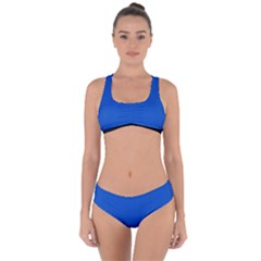 Absolute Zero Blue - Criss Cross Bikini Set by FashionLane