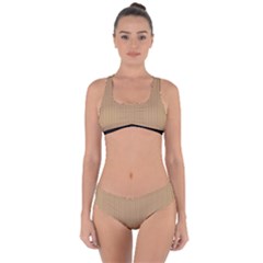 Wood Brown - Criss Cross Bikini Set by FashionLane