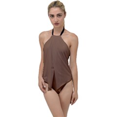Brown Bear - Go With The Flow One Piece Swimsuit by FashionLane