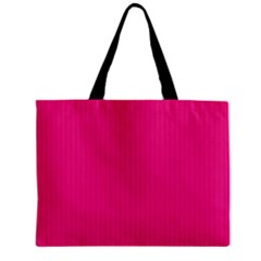 Deep Hot Pink - Zipper Mini Tote Bag by FashionLane