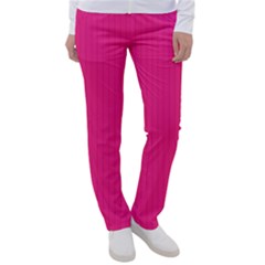 Deep Hot Pink - Women s Casual Pants by FashionLane