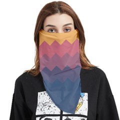 Fall Palette Face Covering Bandana (triangle) by goljakoff