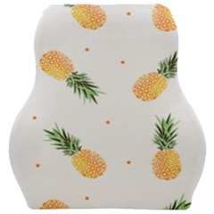 Pineapple Pattern Car Seat Velour Cushion  by goljakoff