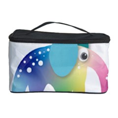 Illustrations Elephant Colorful Pachyderm Cosmetic Storage by HermanTelo