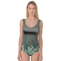 Cactus Plant Green Nature Cacti Princess Tank Leotard 