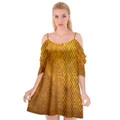 Golden 3 Cutout Spaghetti Strap Chiffon Dress by impacteesstreetweargold