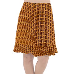 Golden 6 Fishtail Chiffon Skirt by impacteesstreetweargold