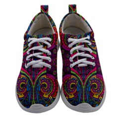 Colorful Boho Pattern Athletic Shoes by designsbymallika
