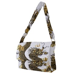 Dragon Animals Monster Full Print Messenger Bag (l)