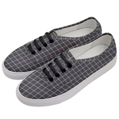 Gray Plaid Women s Classic Low Top Sneakers by goljakoff
