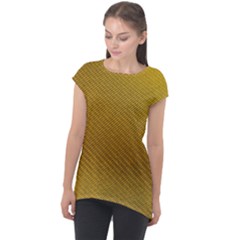 Golden 11 Cap Sleeve High Low Top by impacteesstreetweargold