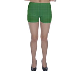 Green Knitting Skinny Shorts by goljakoff