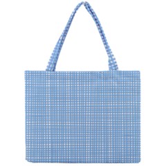 Blue Knitting Mini Tote Bag by goljakoff