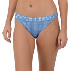 Blue Knitting Band Bikini Bottom by goljakoff