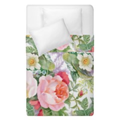 Vintage Flowers Duvet Cover Double Side (single Size)