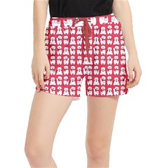 Cute Winter Bear Runner Shorts by designsbymallika