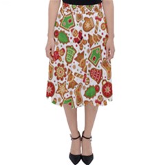 Christmas Love 6 Classic Midi Skirt by designsbymallika