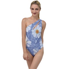 Chamomile Flower To One Side Swimsuit by goljakoff